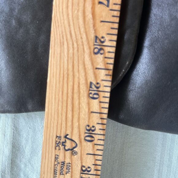 Vintage Jones New York Leather Jacket/Blazer Womens XL Black Retro Classic - Picture 11 of 13